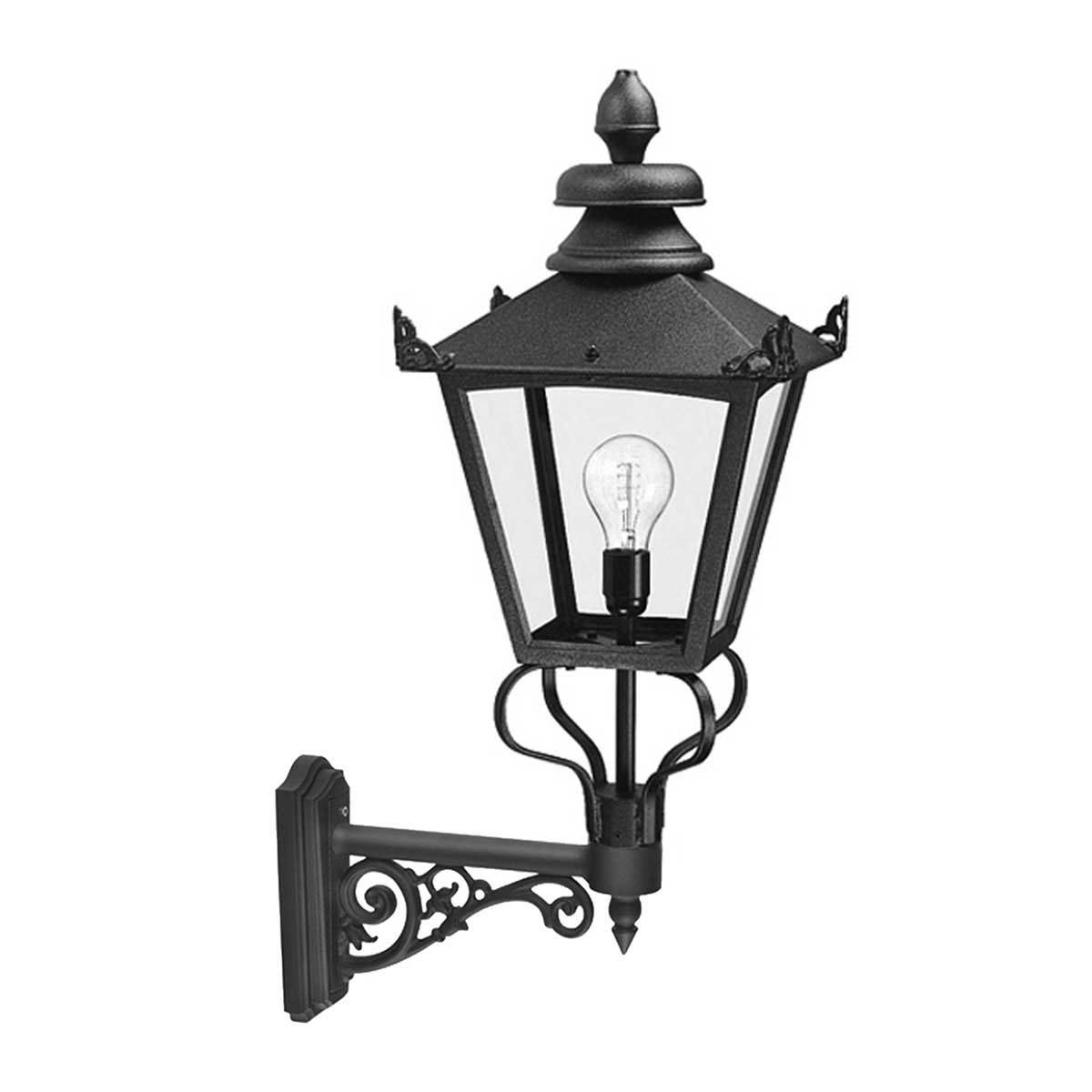 Elstead Grampian Single Wall Lantern - Black