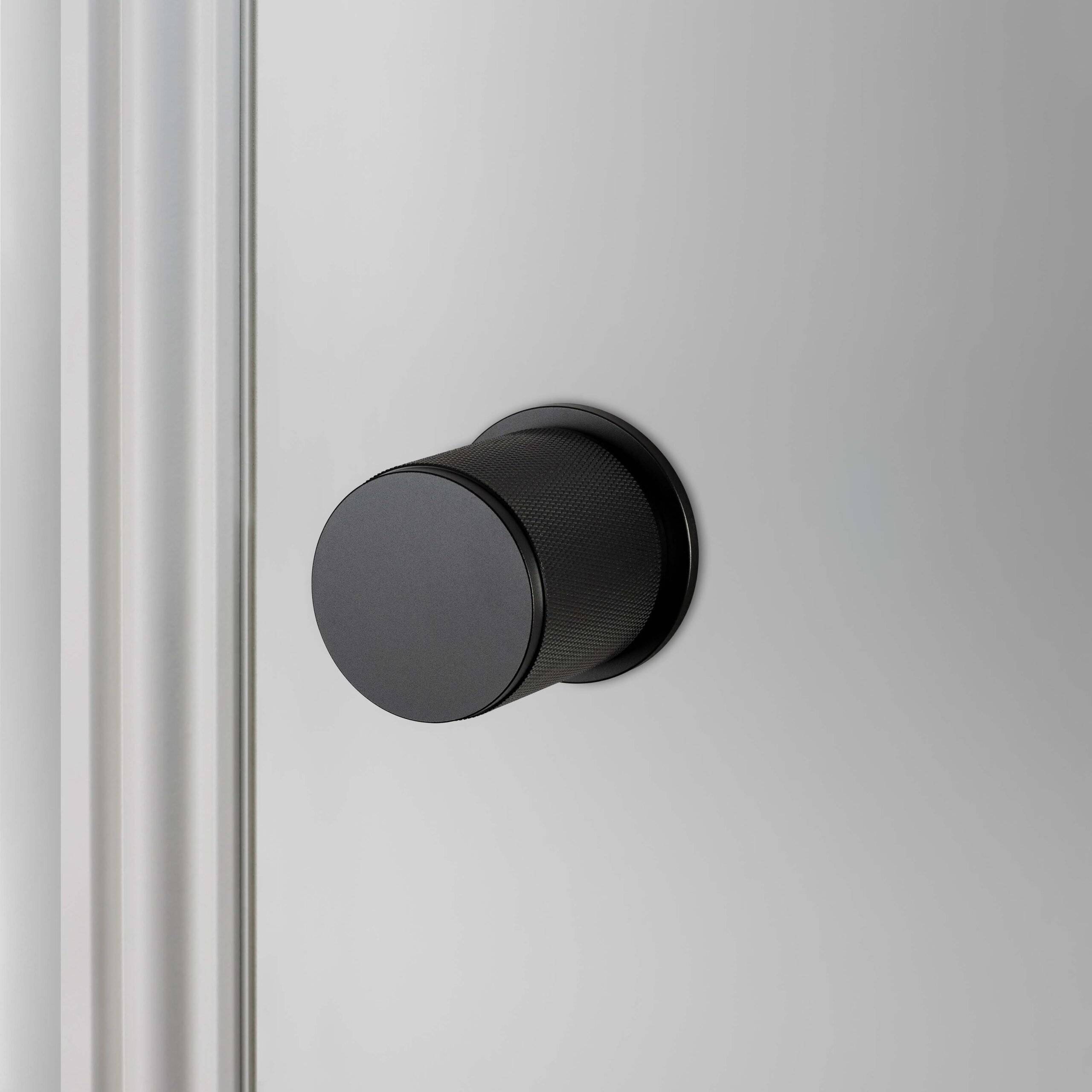 Buster + Punch Door Knob Set - Cross Knurl