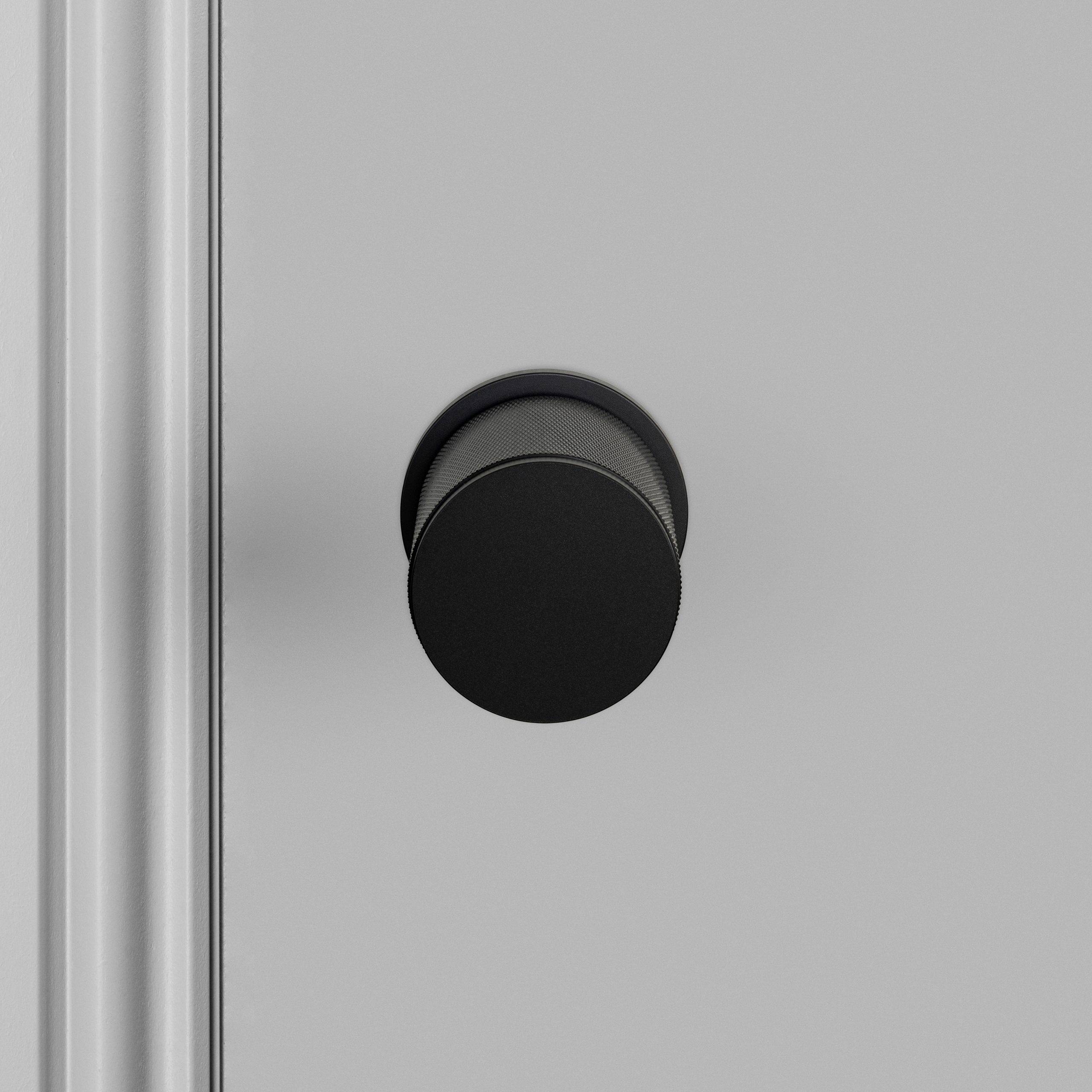 Buster + Punch Door Knob Set - Cross Knurl
