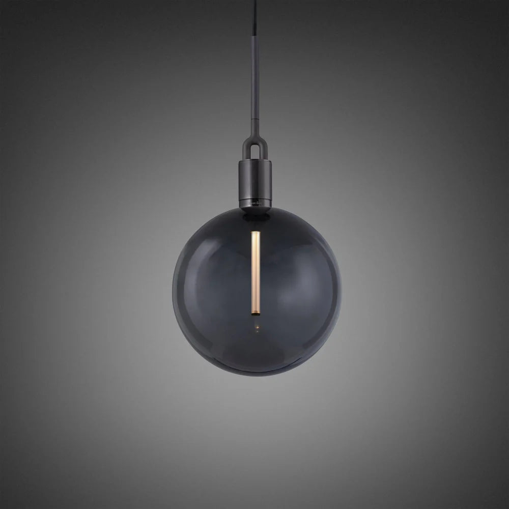 Buster + Punch Forked Globe Smoked Pendant - Large