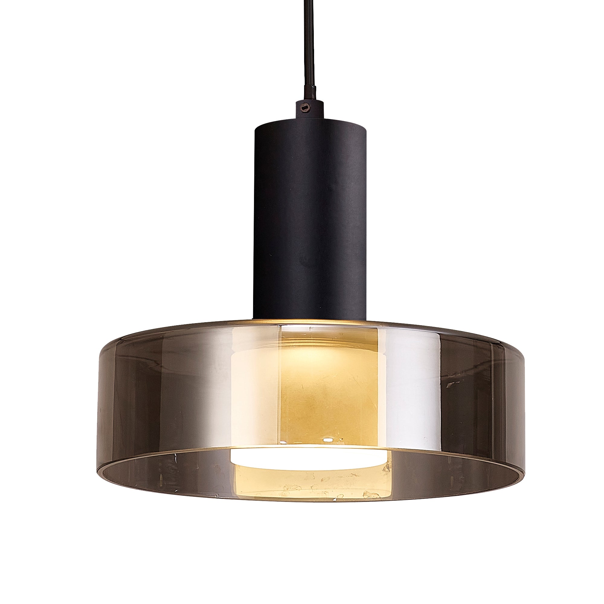 Mantra Gin 22cm Pendant 1 Light GU10 - Black