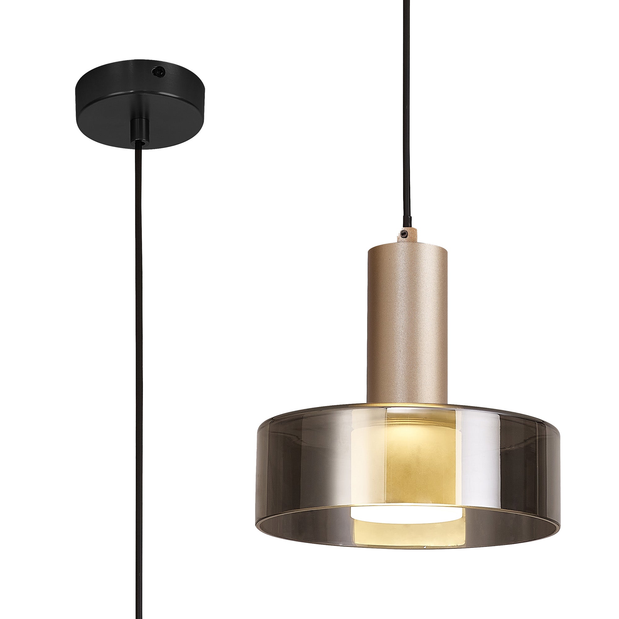 Mantra Gin 22cm Pendant 1 Light GU10 - Gold