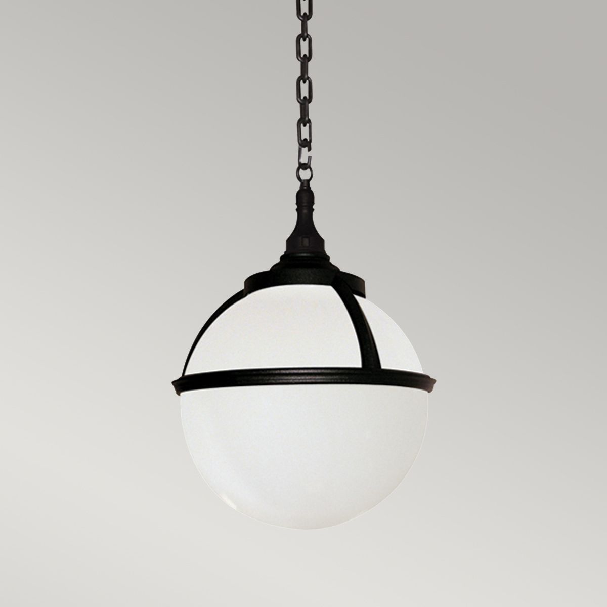 Elstead Glenbeigh Single Chain Lantern - Black