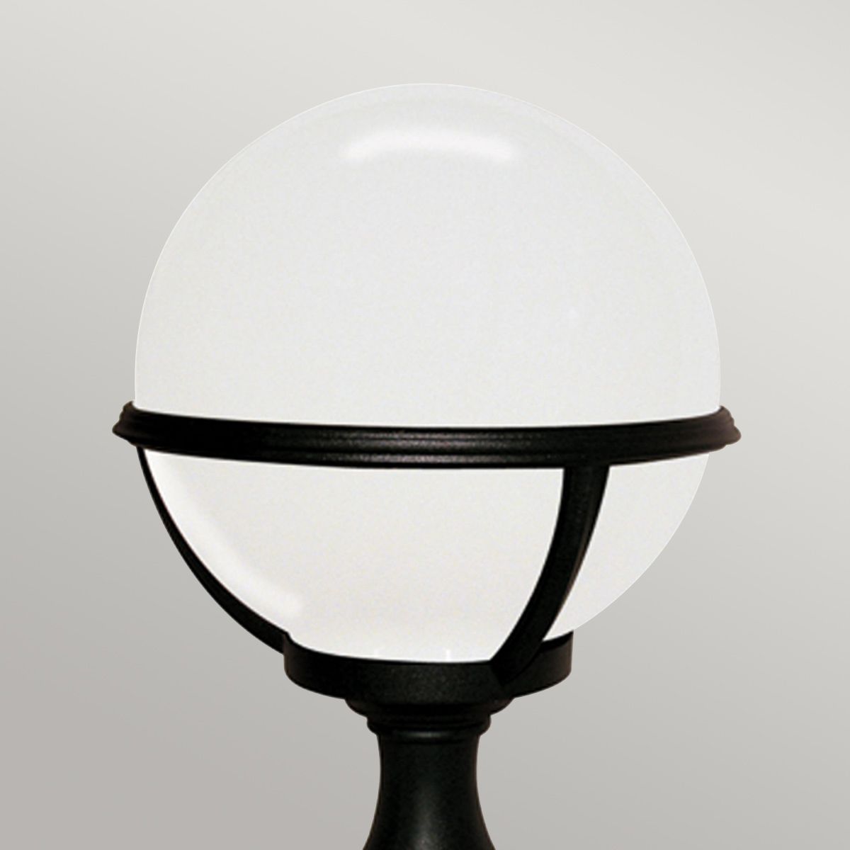 Elstead Glenbeigh Single Pedestal/Porch Lantern - Black