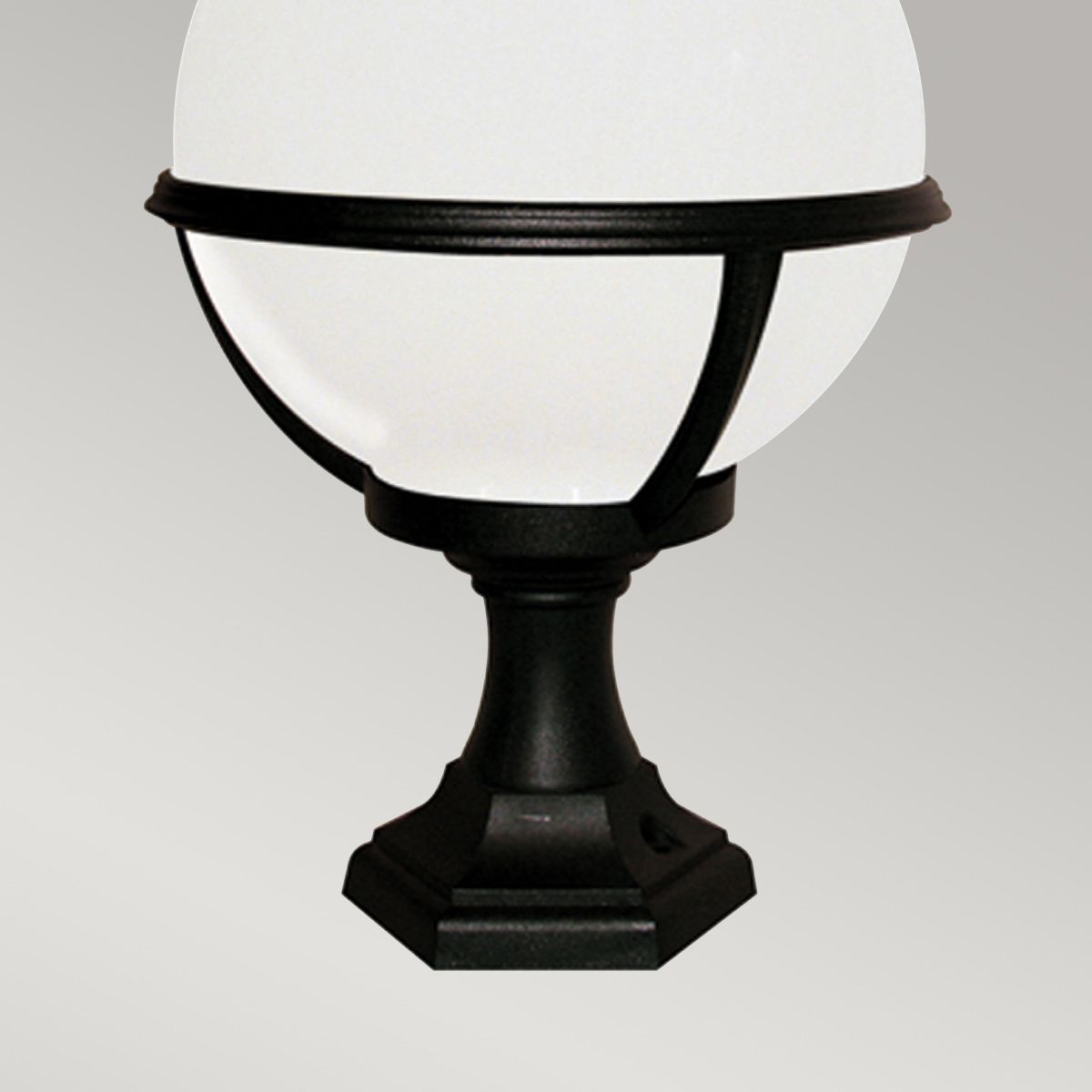 Elstead Glenbeigh Single Pedestal/Porch Lantern - Black