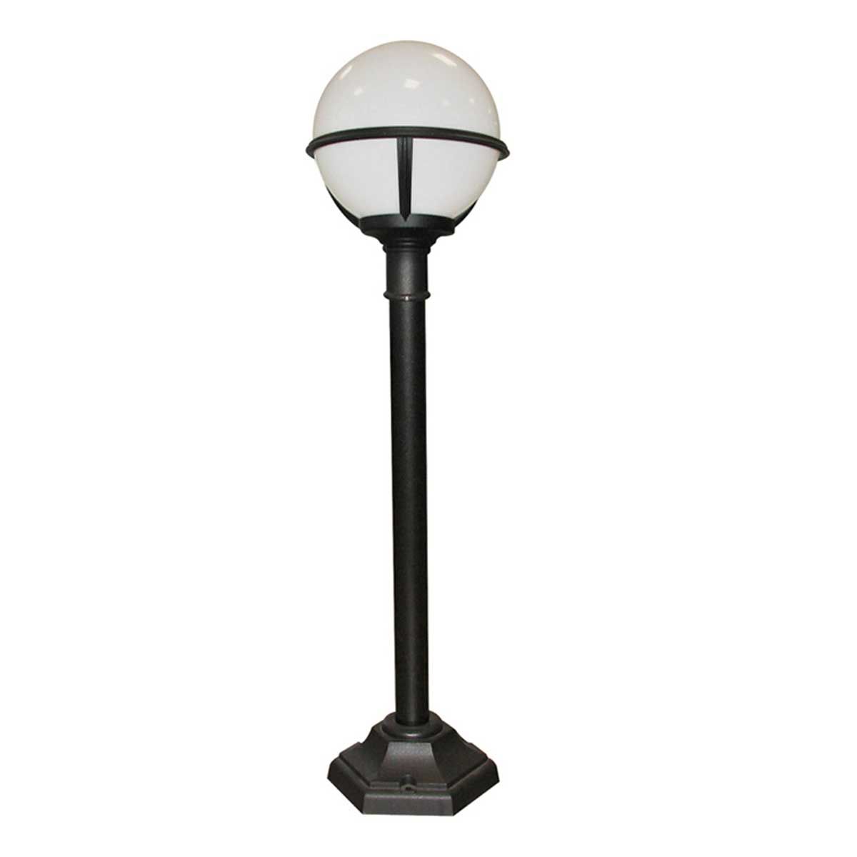 Elstead Glenbeigh Single Pillar Lantern - Black