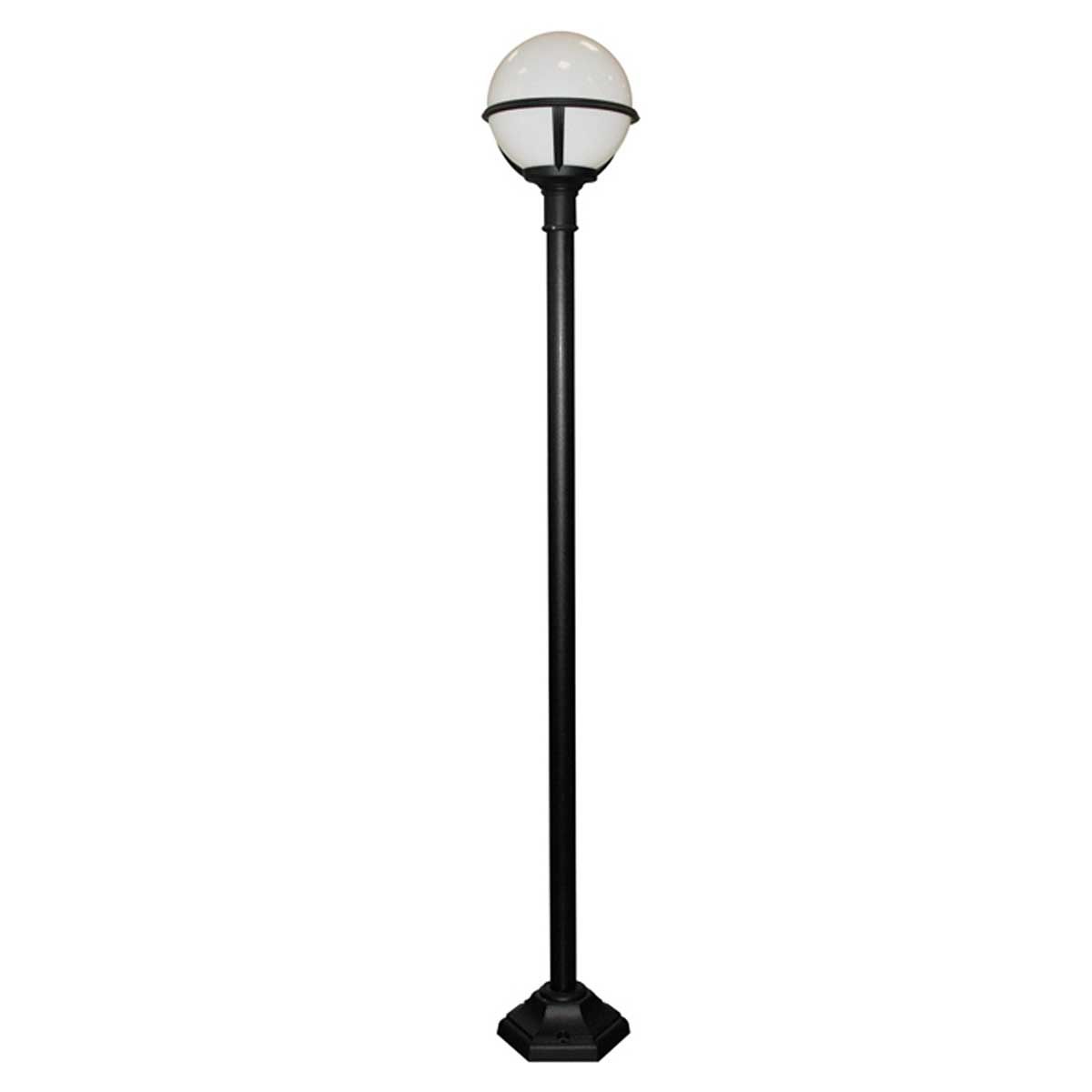 Elstead Glenbeigh Single Lamp Post - Black