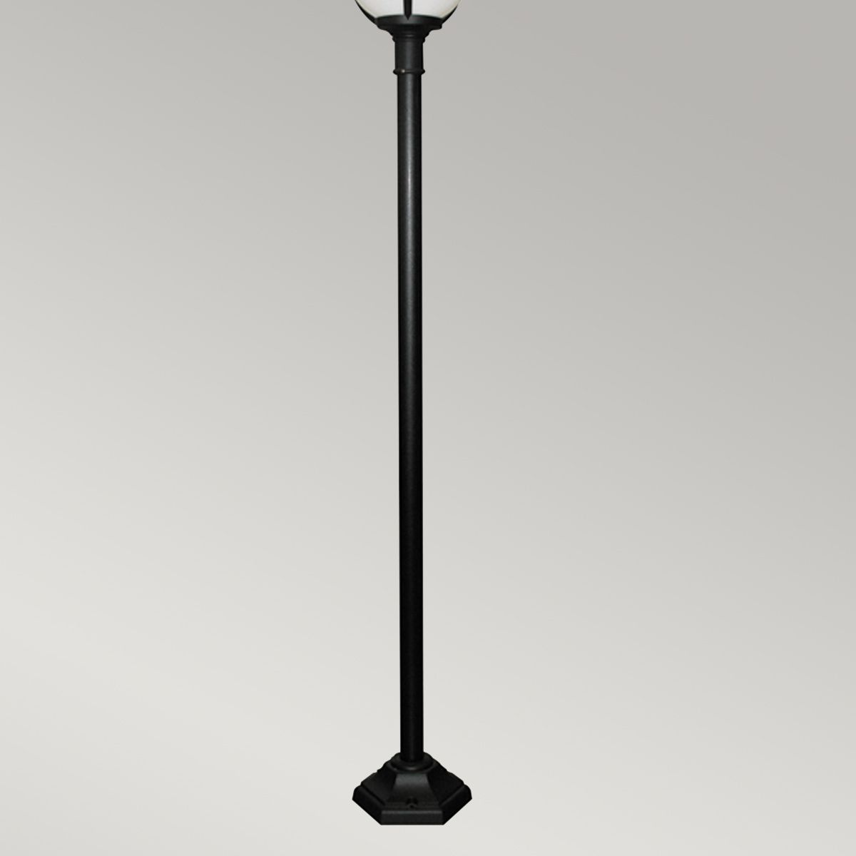 Elstead Glenbeigh Single Lamp Post - Black