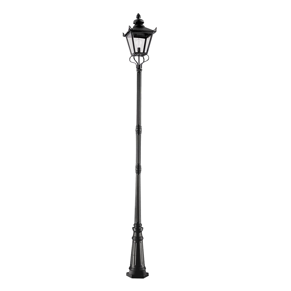 Elstead Grampian 1 Light Lamp Post - Black