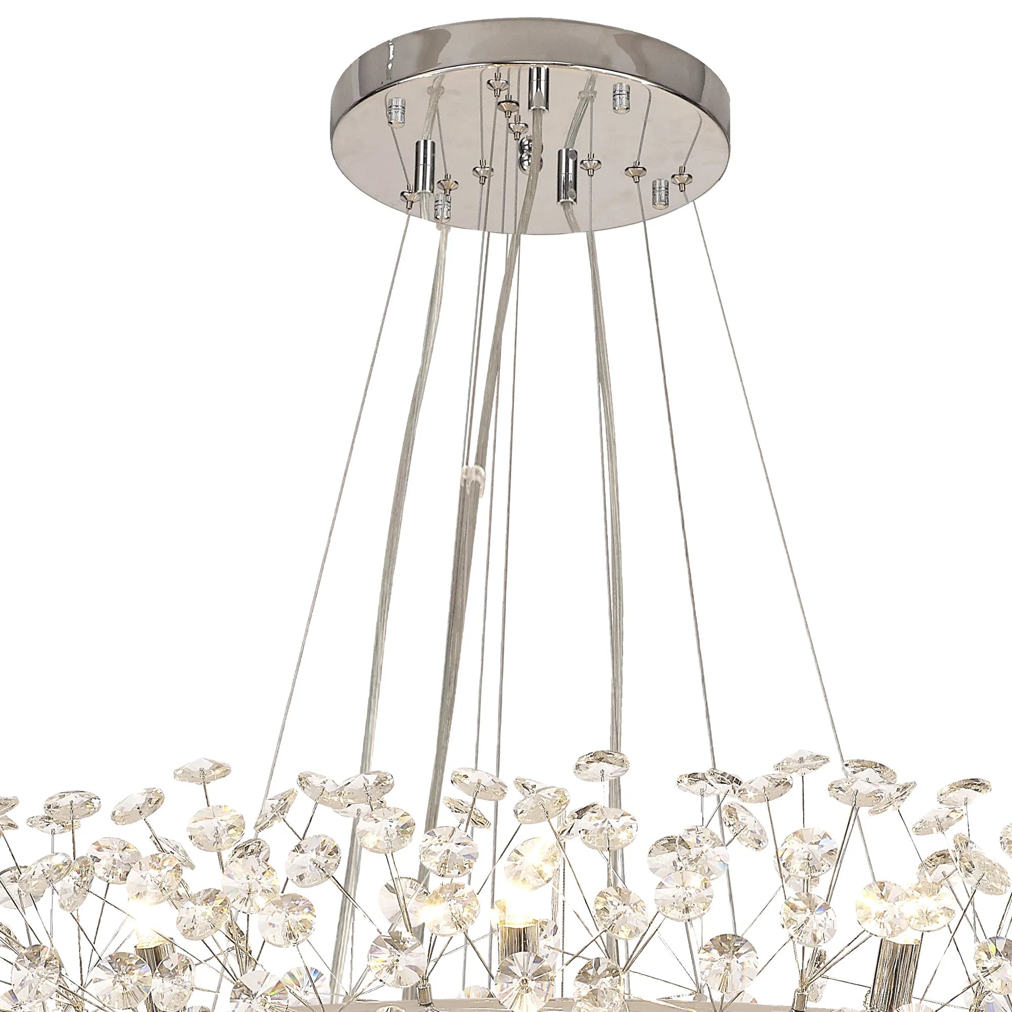 Grosvenor 4 Tier 30 Light Chandelier - Polished Chrome & Crystal