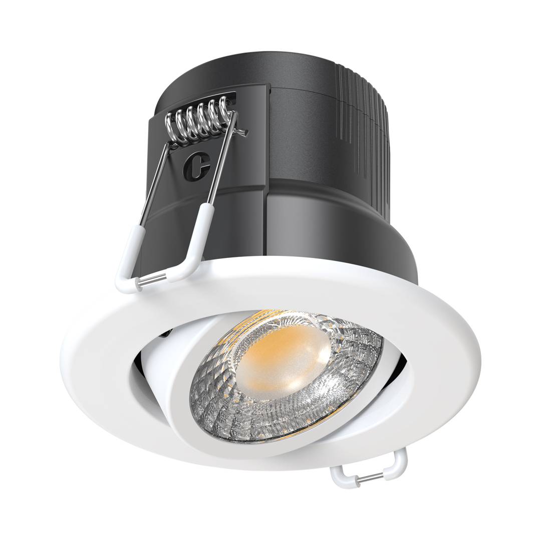 Collingwood H4 Lite CSP Downlight - Matt White Bezel