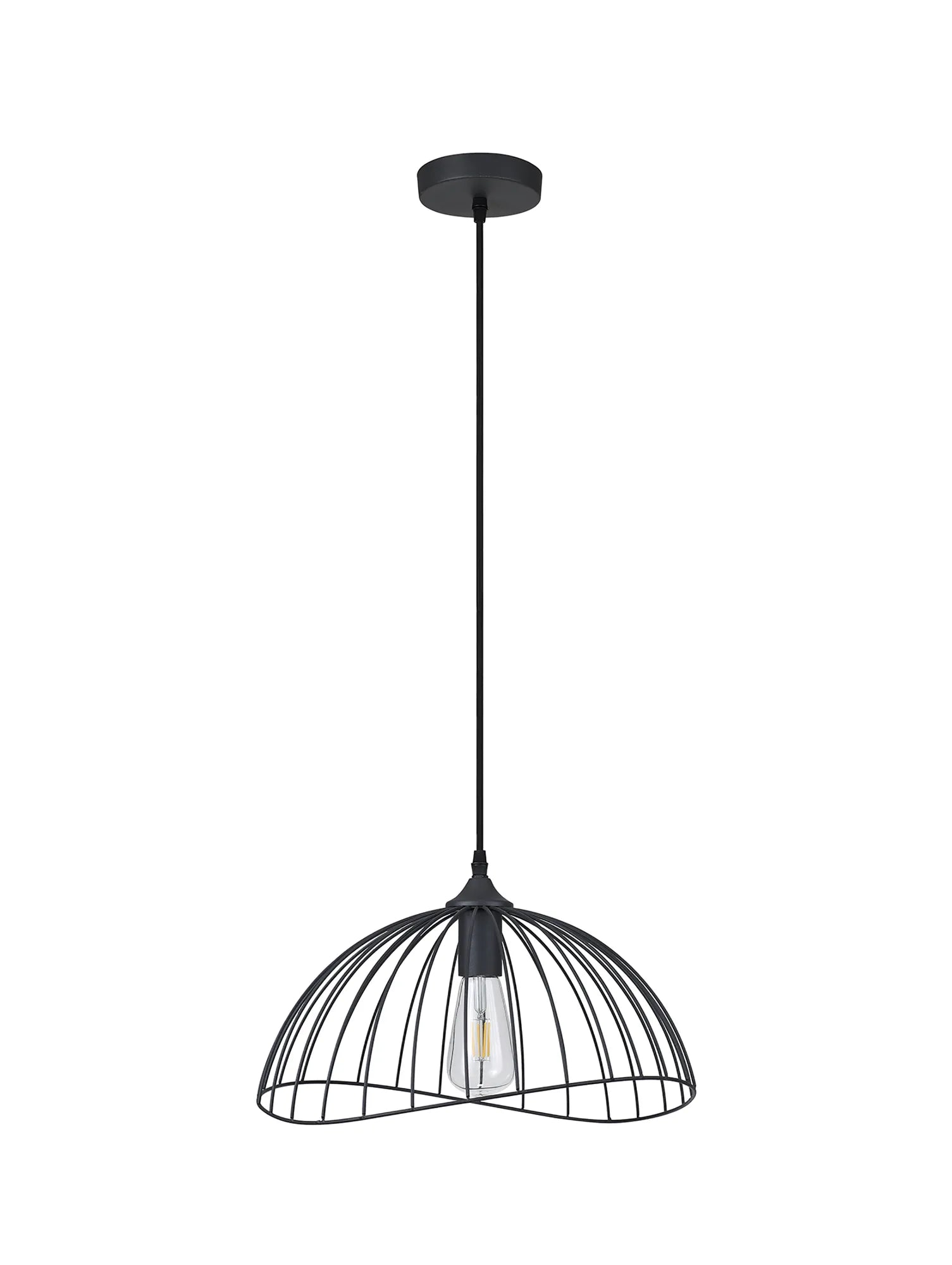 Halstead Dome Pendant - Graphite