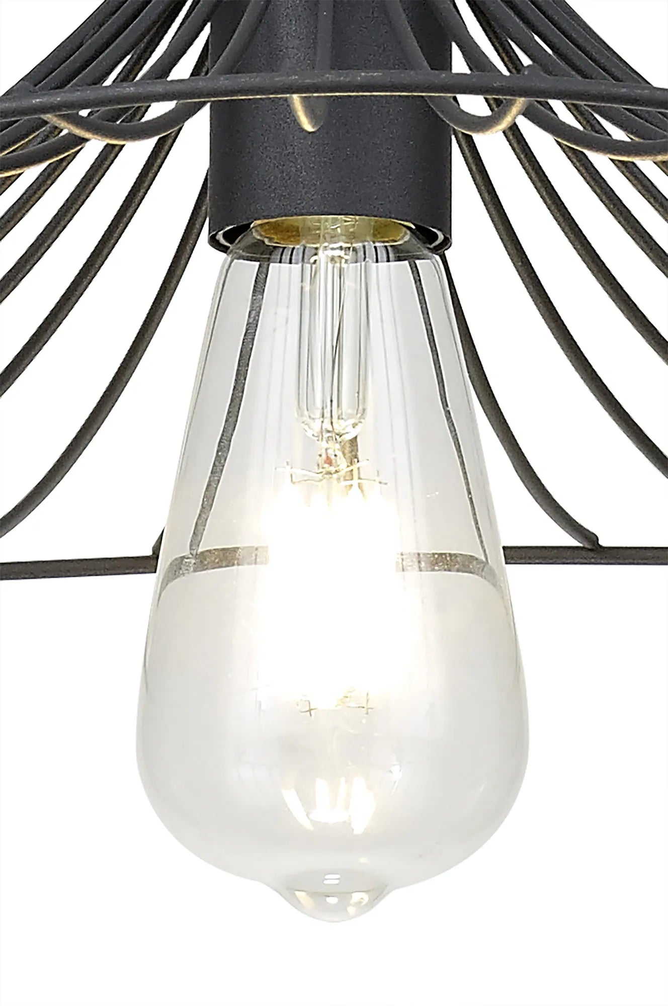 Halstead Shallow Pendant - Graphite