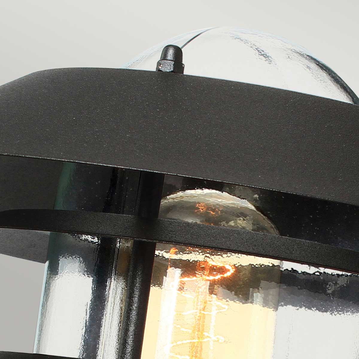Elstead Helsingor Single Wall Lantern - Black