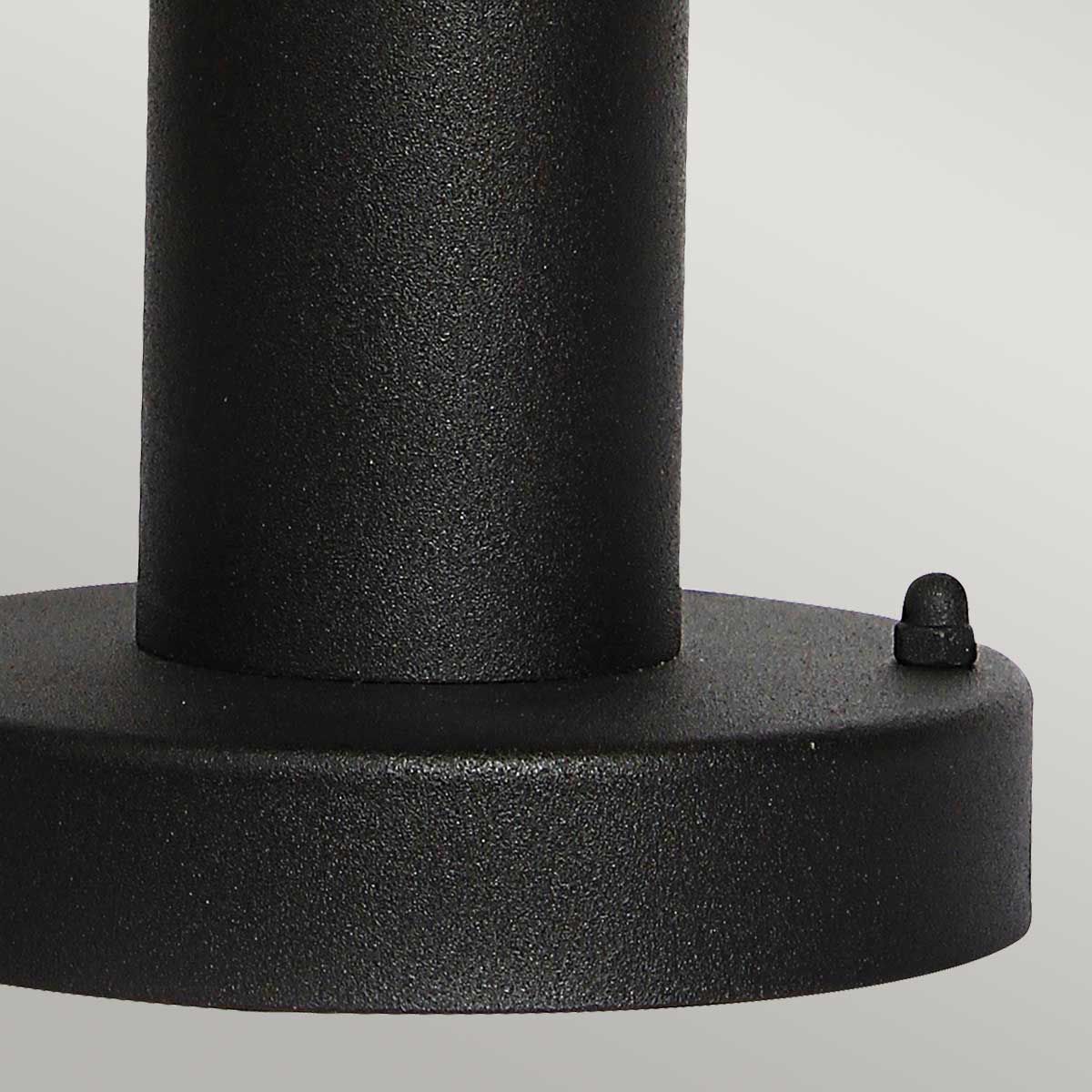 Elstead Helsingor Single Pedestal Lantern - Black