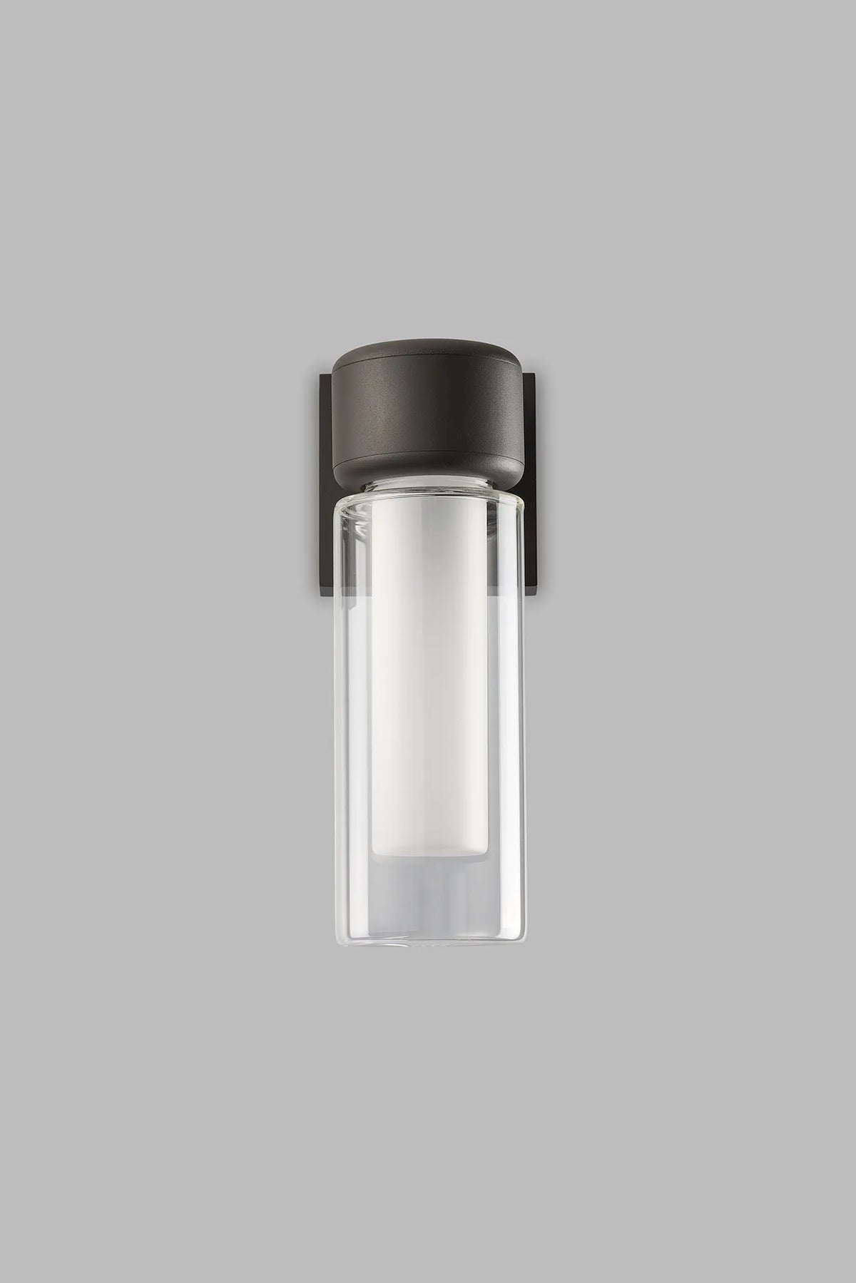 Fabula Henley IP65 1 Light Wall Light – Anthracite & Frosted Glass