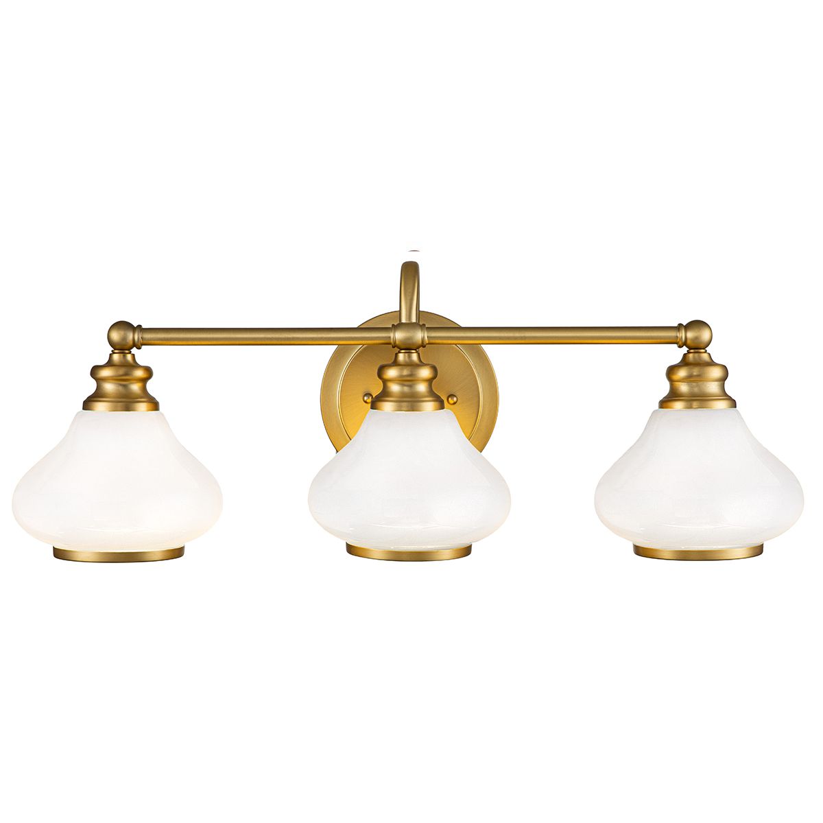 Hinkley Ainsley 3 Light Wall Light - Burnished Brass