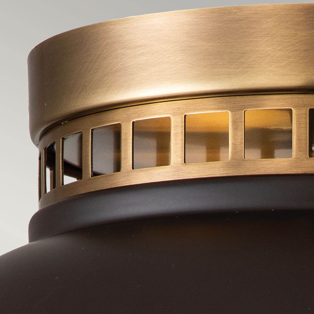 Hinkley Amelia 2 Light Flush Light - Buckeye Bronze
