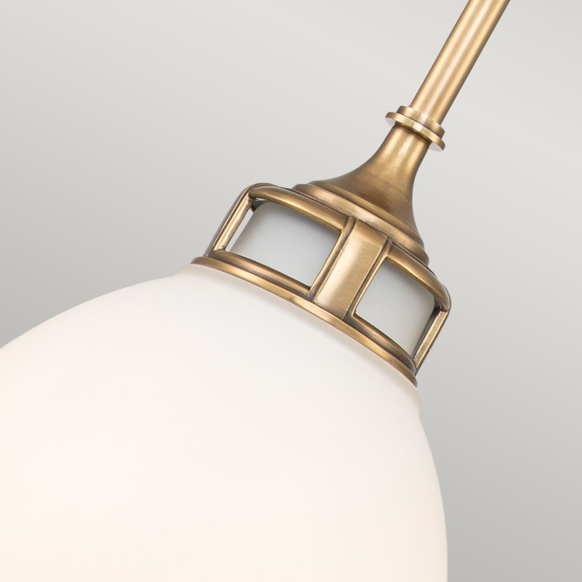 Hinkley Amelia Single Medium Pendant - Heritage Brass