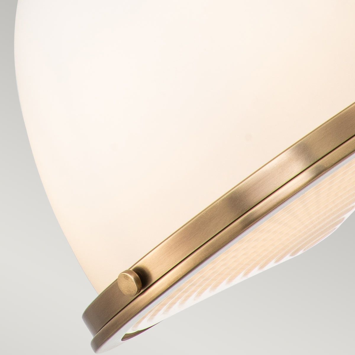 Hinkley Amelia Single Medium Pendant - Heritage Brass