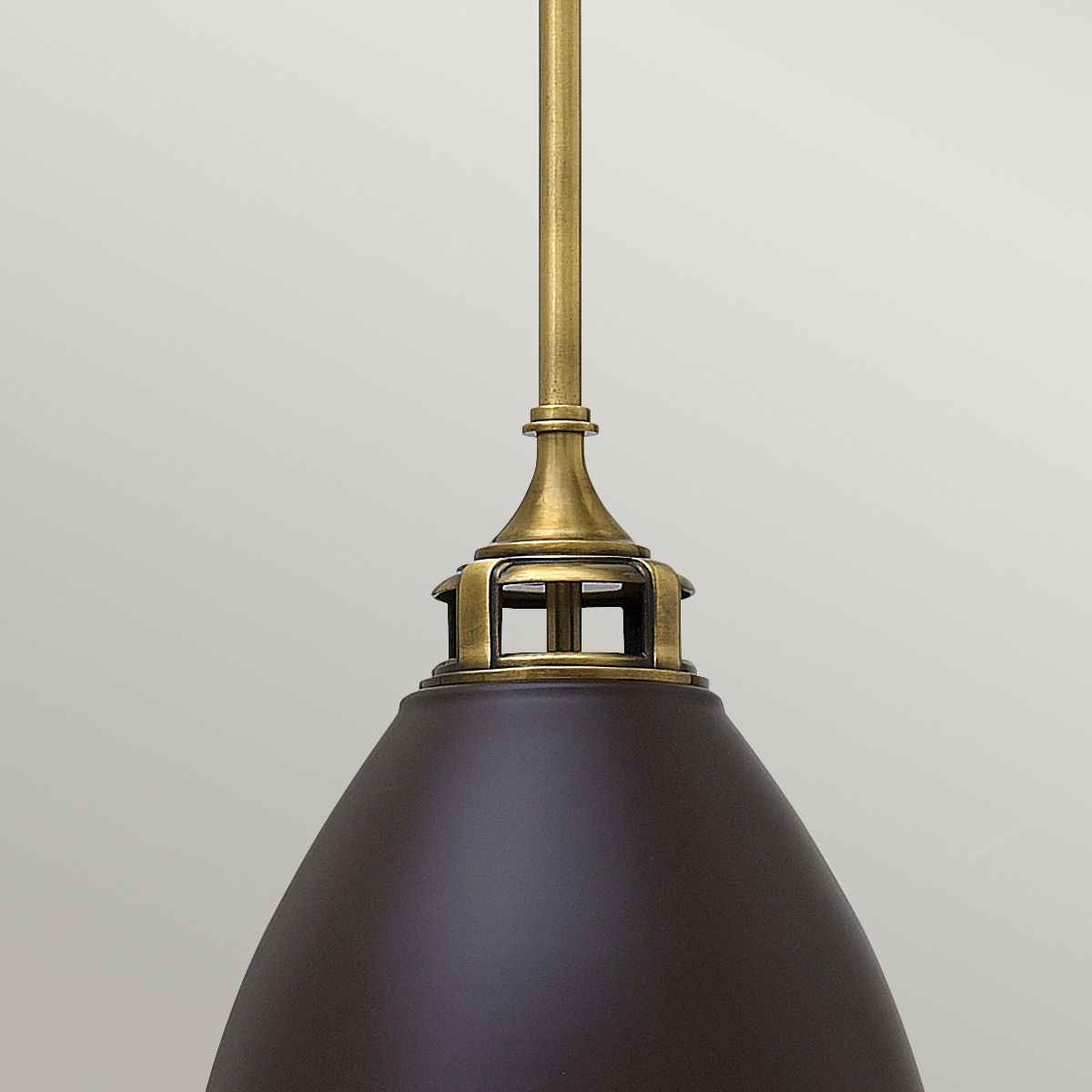 Hinkley Amelia Single Medium Pendant - Buckeye Bronze/Restoration Bronze