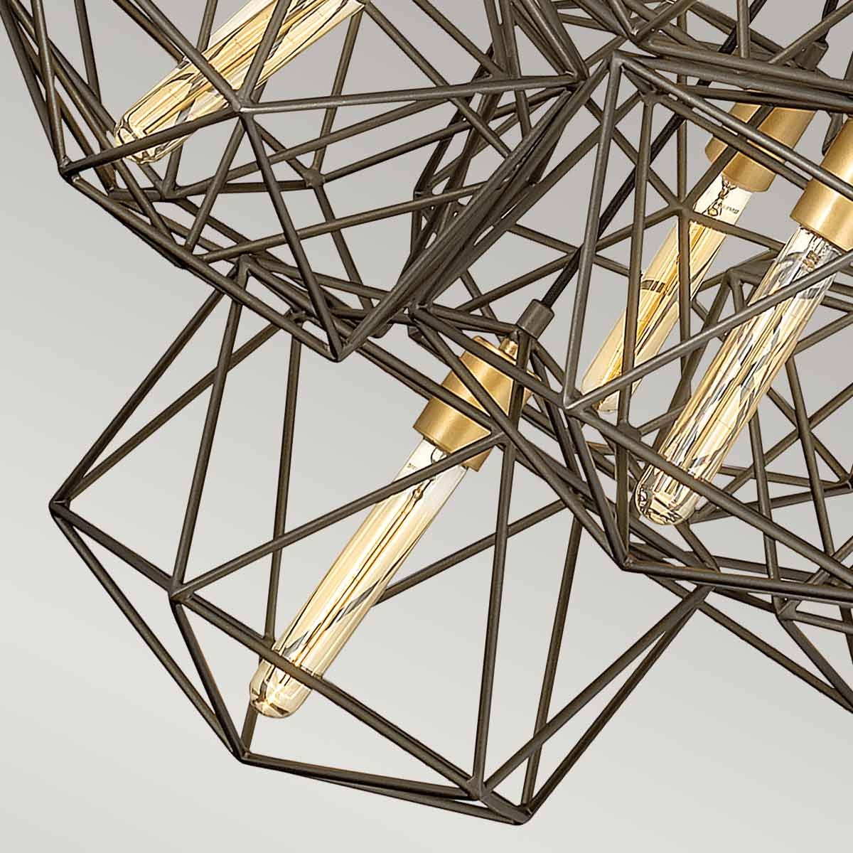 Hinkley Astrid 11 Light Pendant Cluster - Metallic Matte Bronze & Deluxe Gold