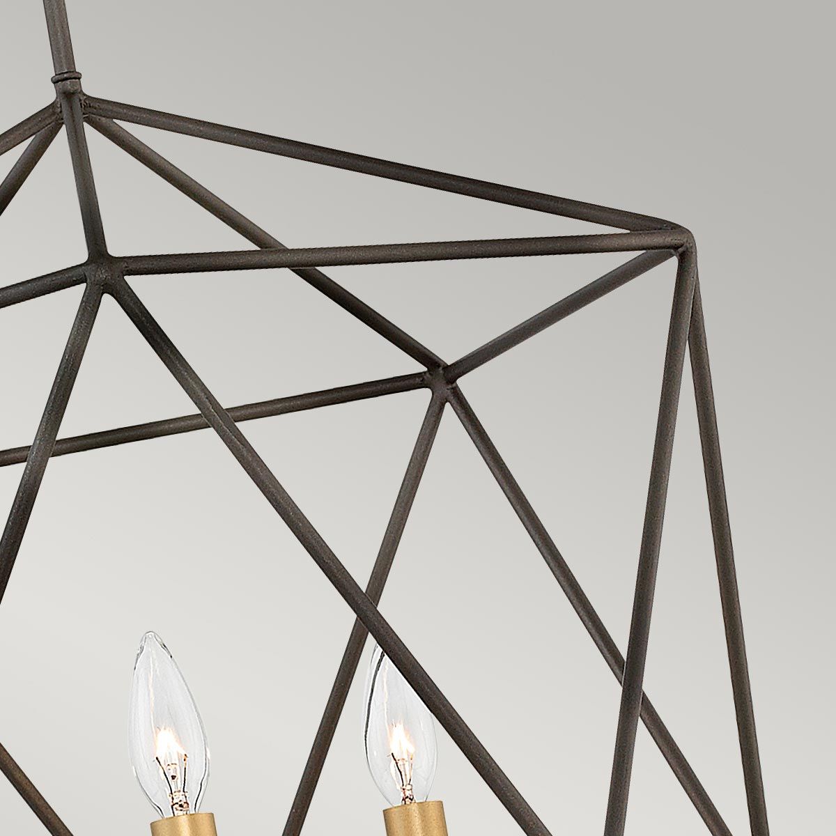 Hinkley Astrid 3 Light Pendant Chandelier - Metallic Matte Bronze