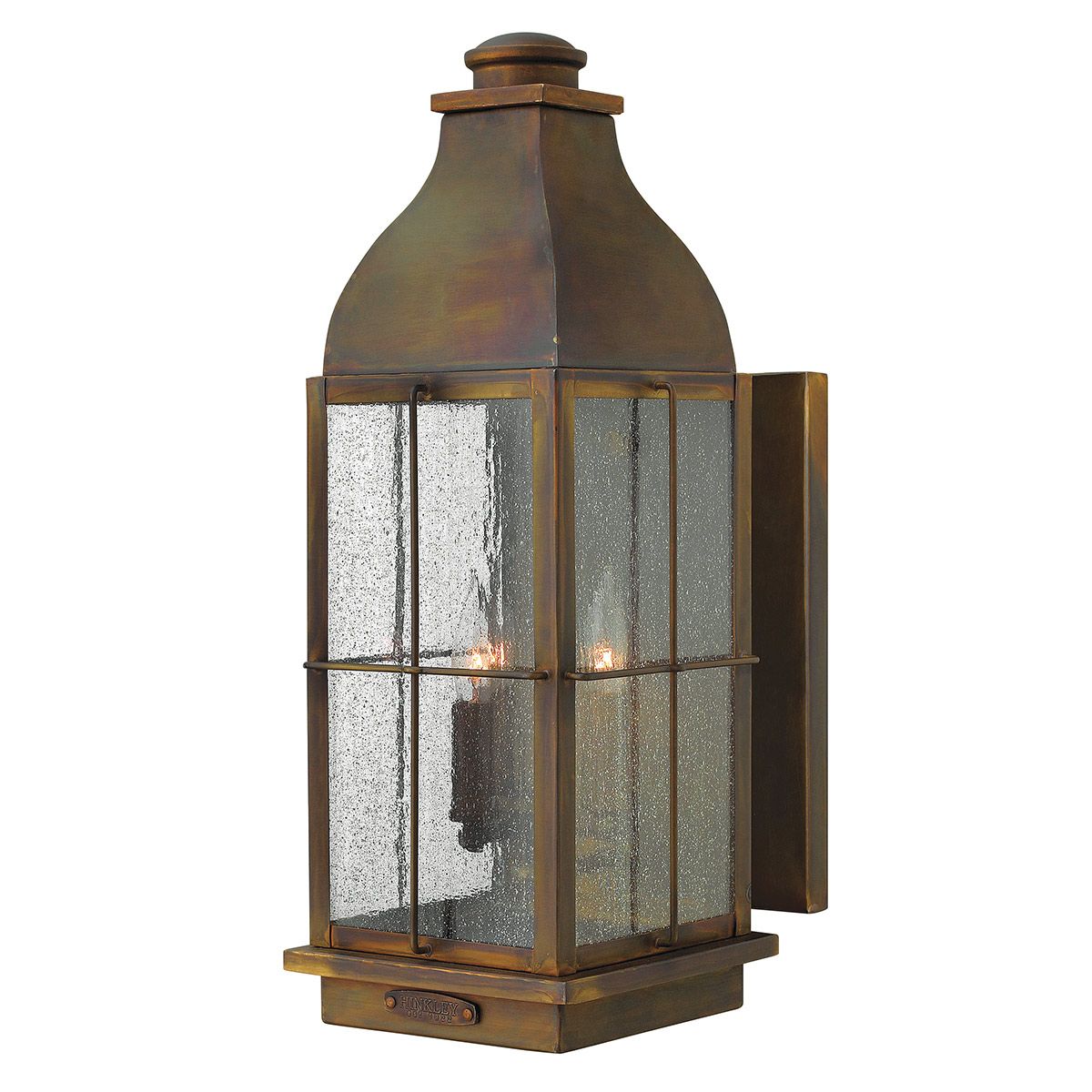 Hinkley Bingham 3 Light Large Wall Lantern - Sienna