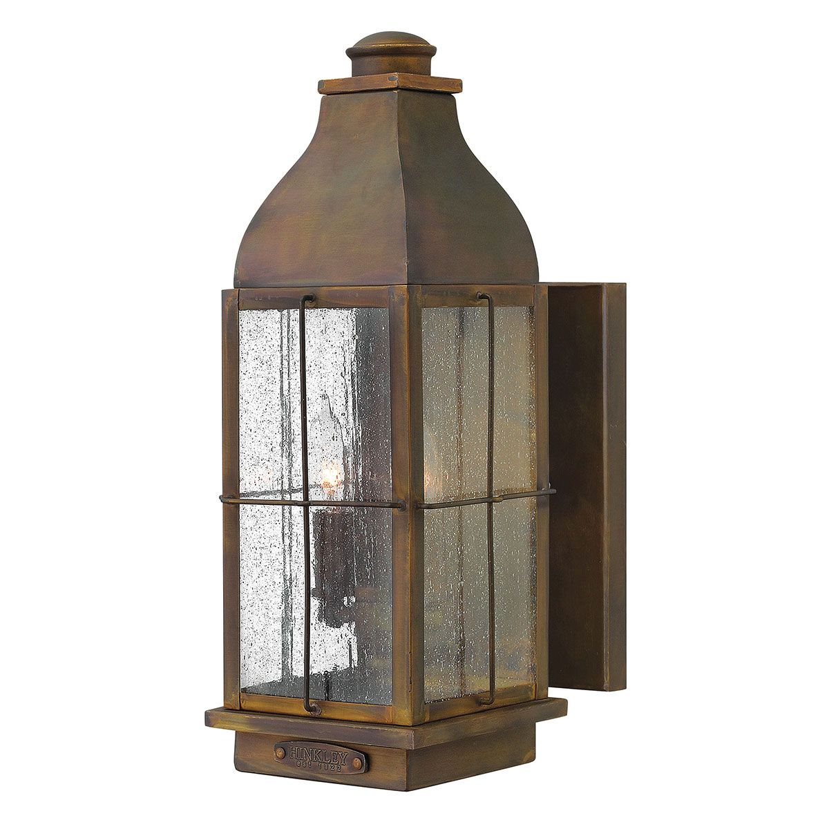 Hinkley Bingham 3 Light Medium Wall Lantern - Sienna