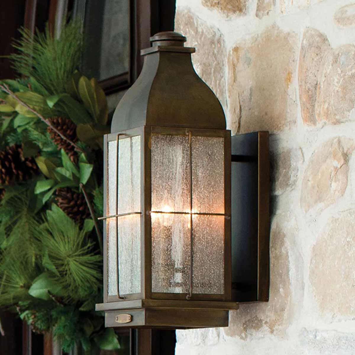Hinkley Bingham 3 Light Medium Wall Lantern - Sienna