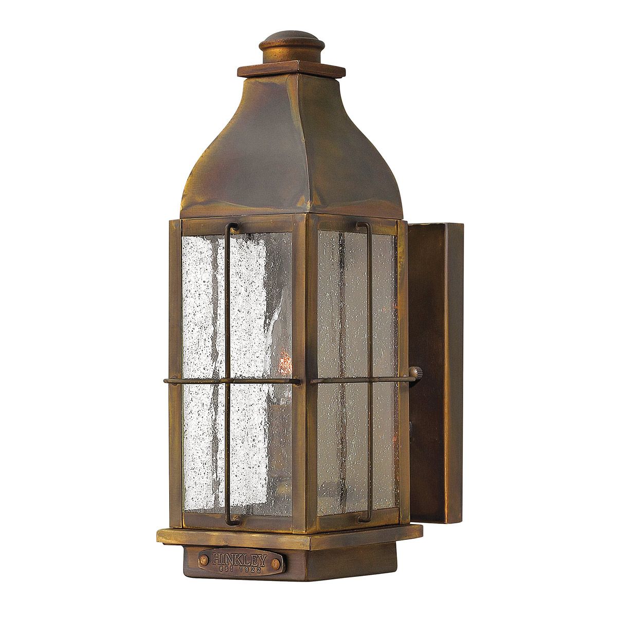 Hinkley Bingham Single Light Small Wall Lantern - Sienna