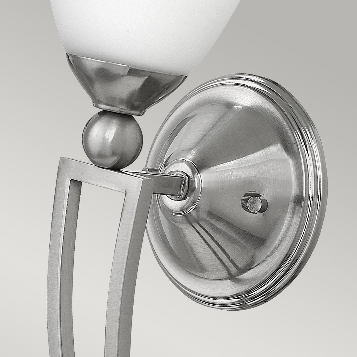 Hinkley Bolla Single Light Wall Torchiere - Brushed Nickel