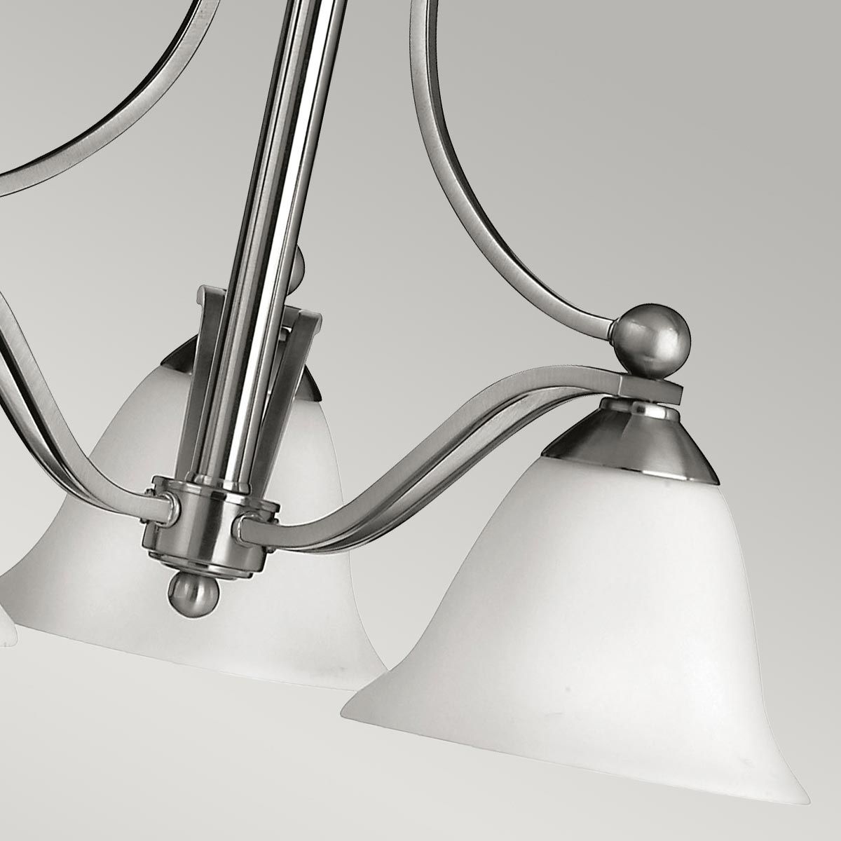 Hinkley Bolla 3 Light Chandelier - Brushed Nickel
