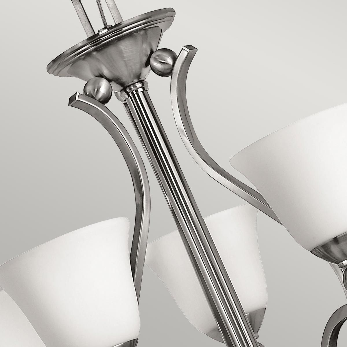 Hinkley Bolla 5 Light Chandelier - Brushed Nickel