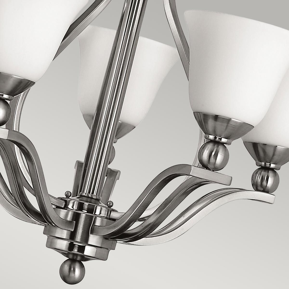 Hinkley Bolla 5 Light Chandelier - Brushed Nickel