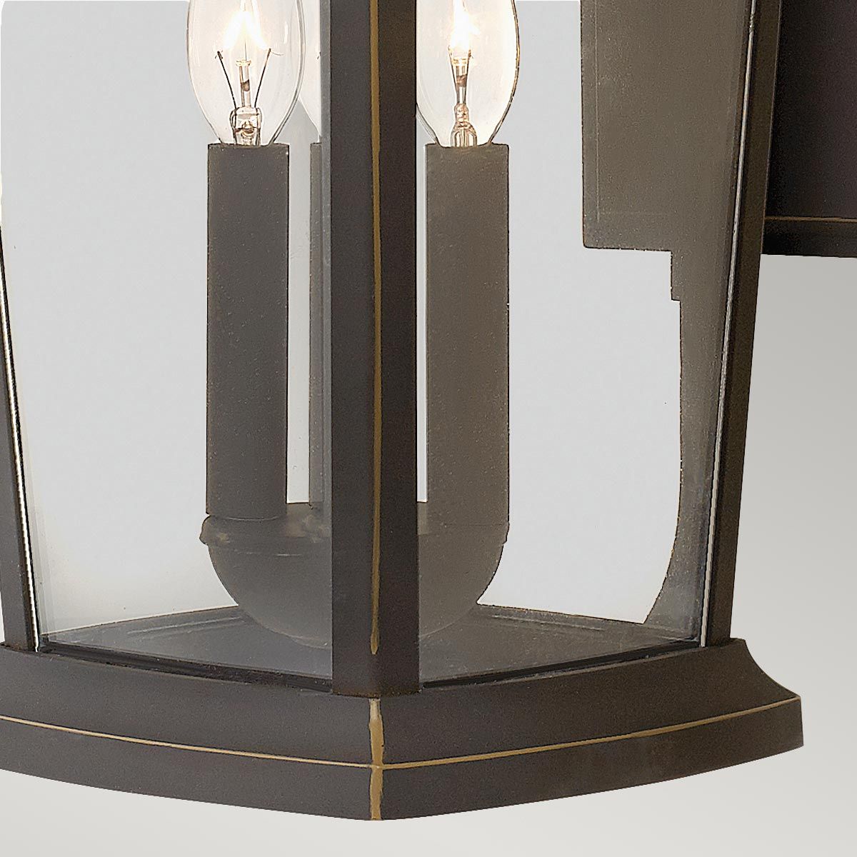 Hinkley Bromley 3 Light Large Wall Lantern - Oil Rubbed Bronze