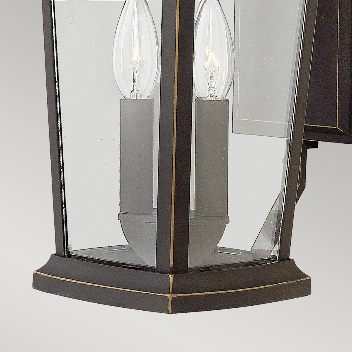 Hinkley Bromley 2 Light Medium Wall Lantern - Oil Rubbed Bronze