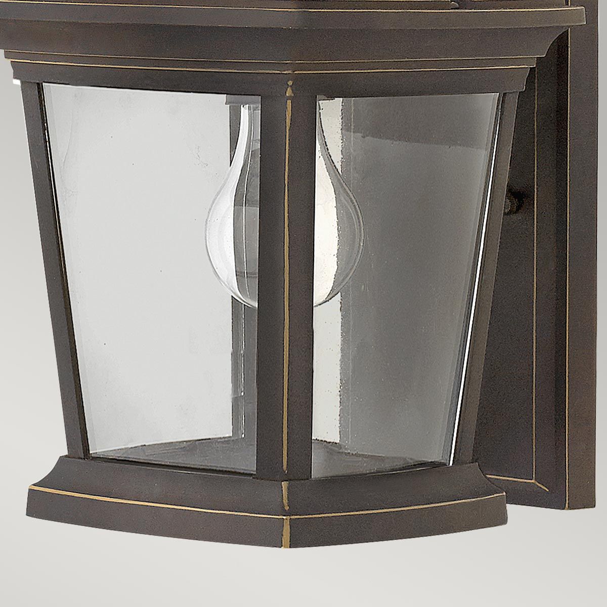 Hinkley Bromley Single Small Wall Lantern - Oil Rubbed Bronze