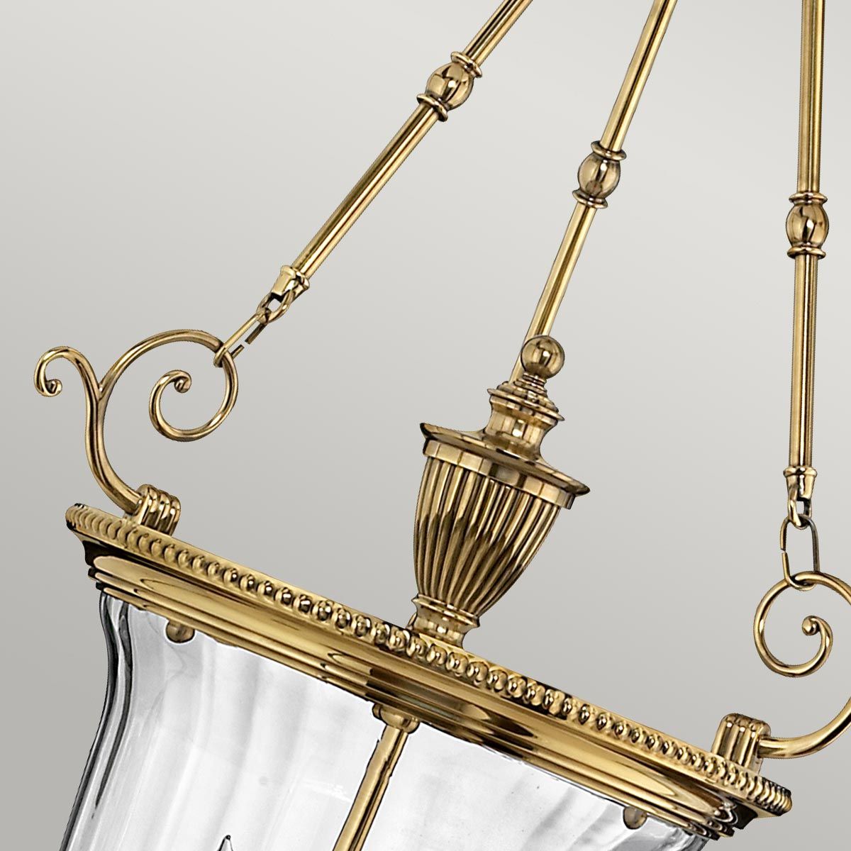 Hinkley Cambridge 3 Light Large Pendant - Burnished Brass
