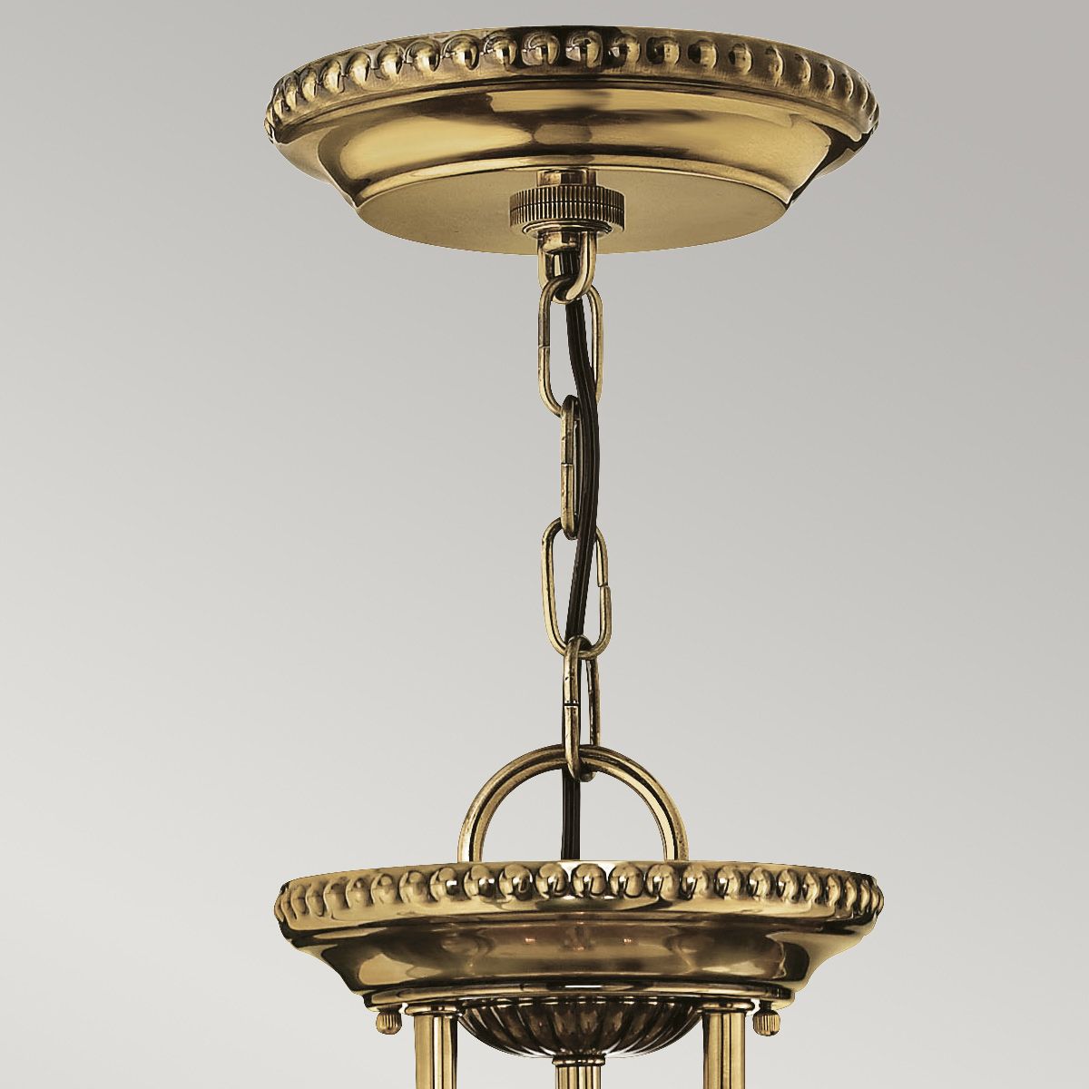 Hinkley Cambridge 3 Light Small Pendant - Burnished Brass