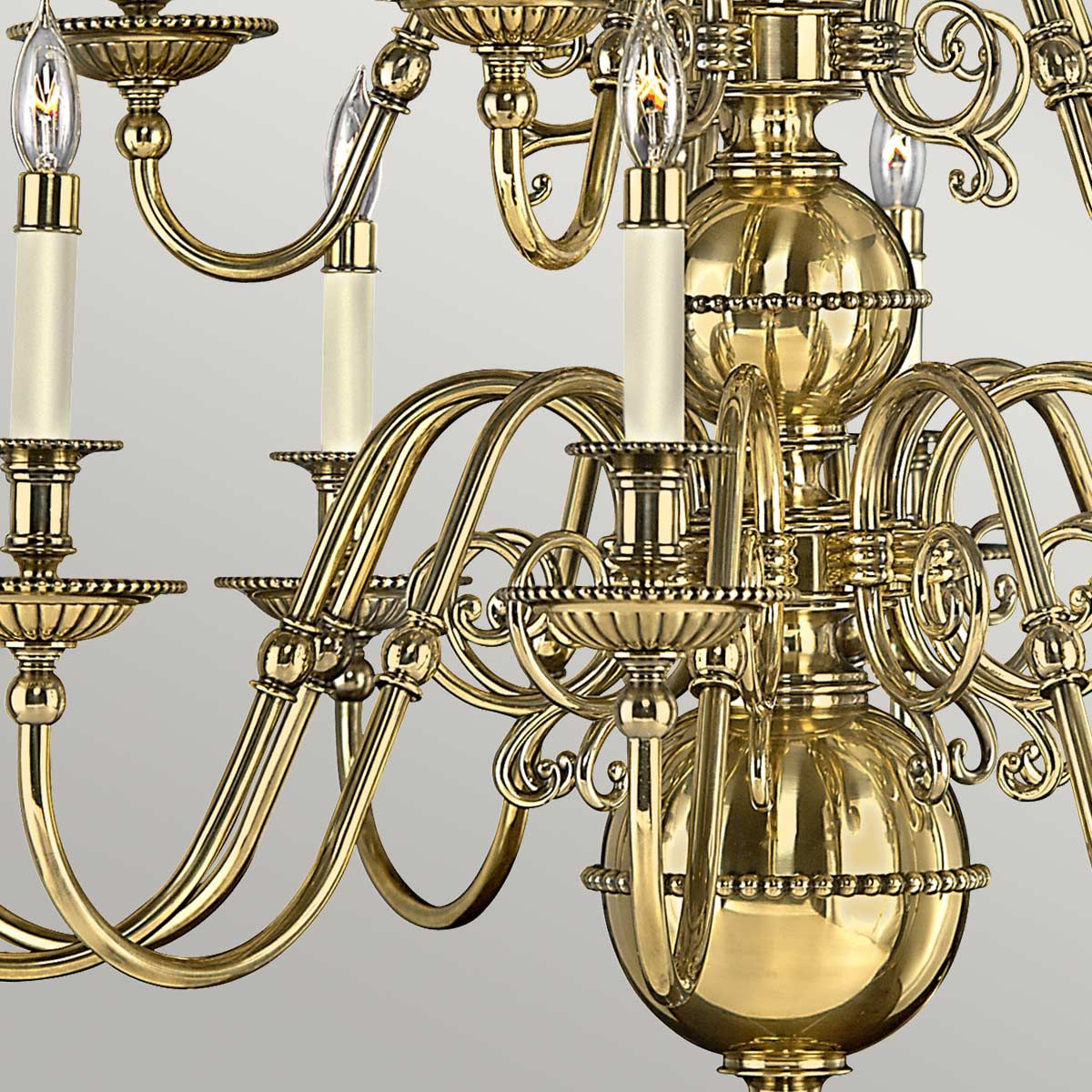 Hinkley Cambridge 15 Light Chandelier - Burnished Brass