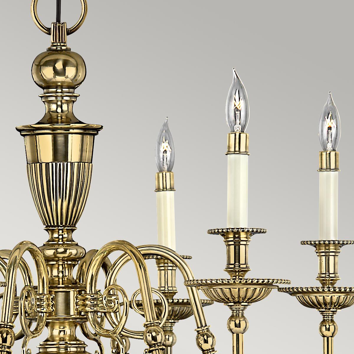 Hinkley Cambridge 6 Light Chandelier - Burnished Brass