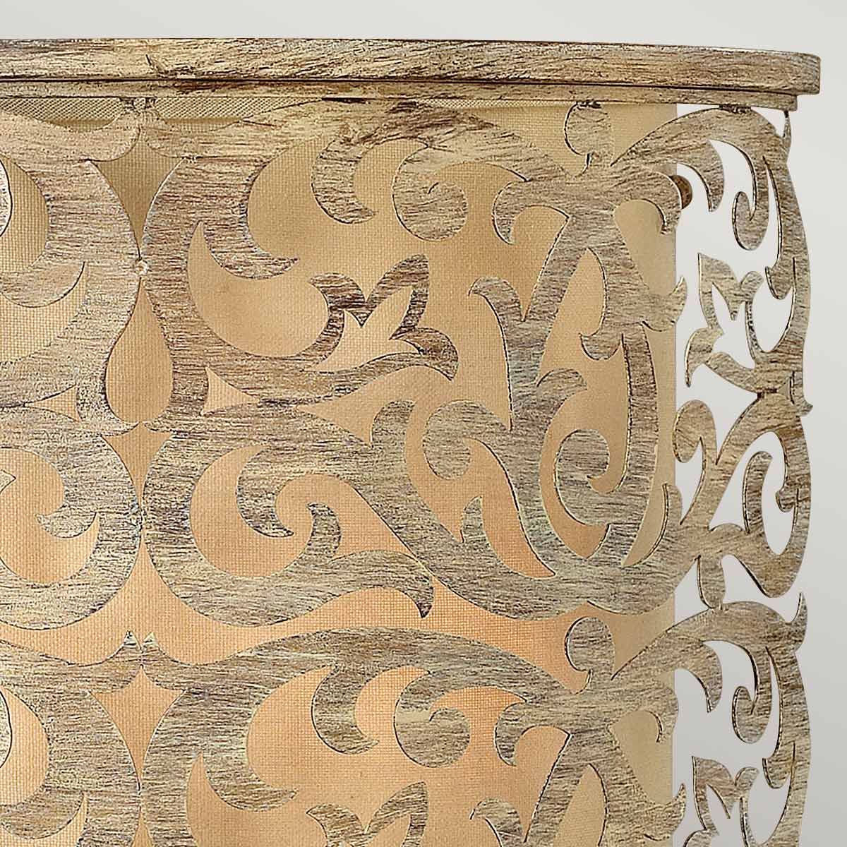 Hinkley Carabel 2 Light Wall Light - Brushed Champagne