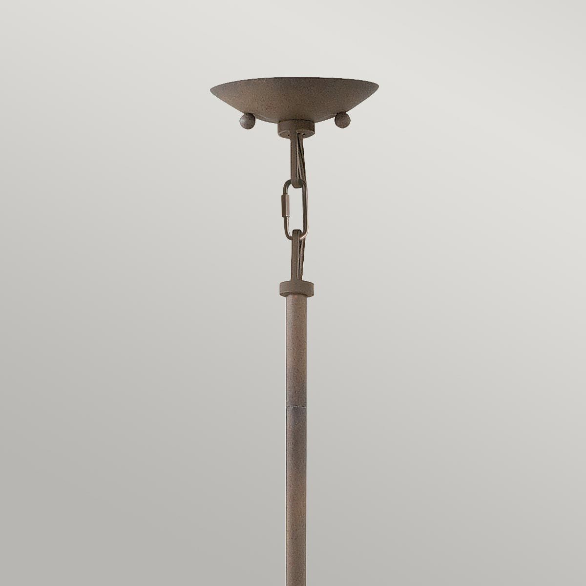 Hinkley Carson 3 Light Outdoor Chandelier - Vintage Iron