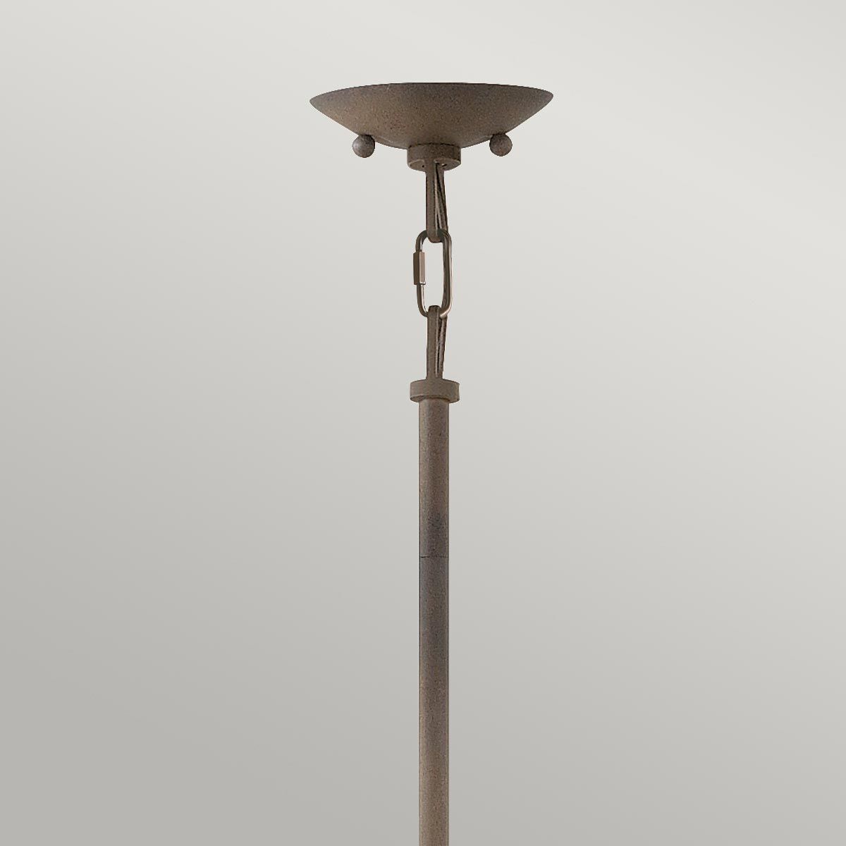 Hinkley Carson 5 Light Outdoor Chandelier - Vintage Iron