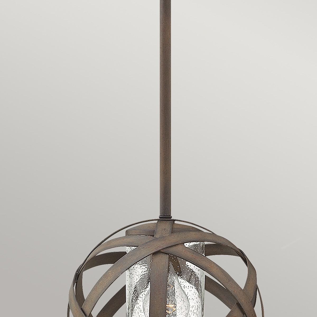 Hinkley Carson Single Light Pendant - Olde Black