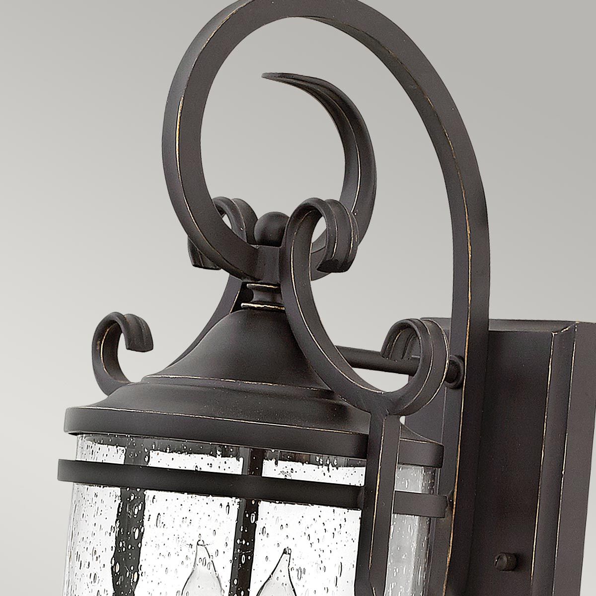 Hinkley Casa 2 Light Wall Lantern - Olde Black
