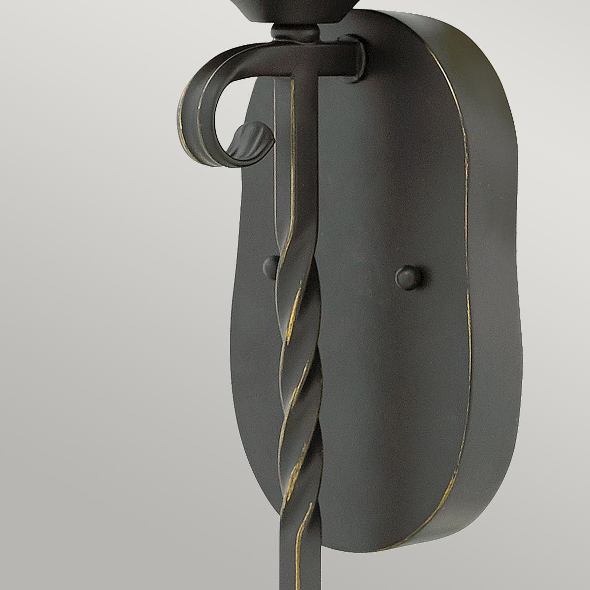 Hinkley Casa Single Wall Light - Olde Black
