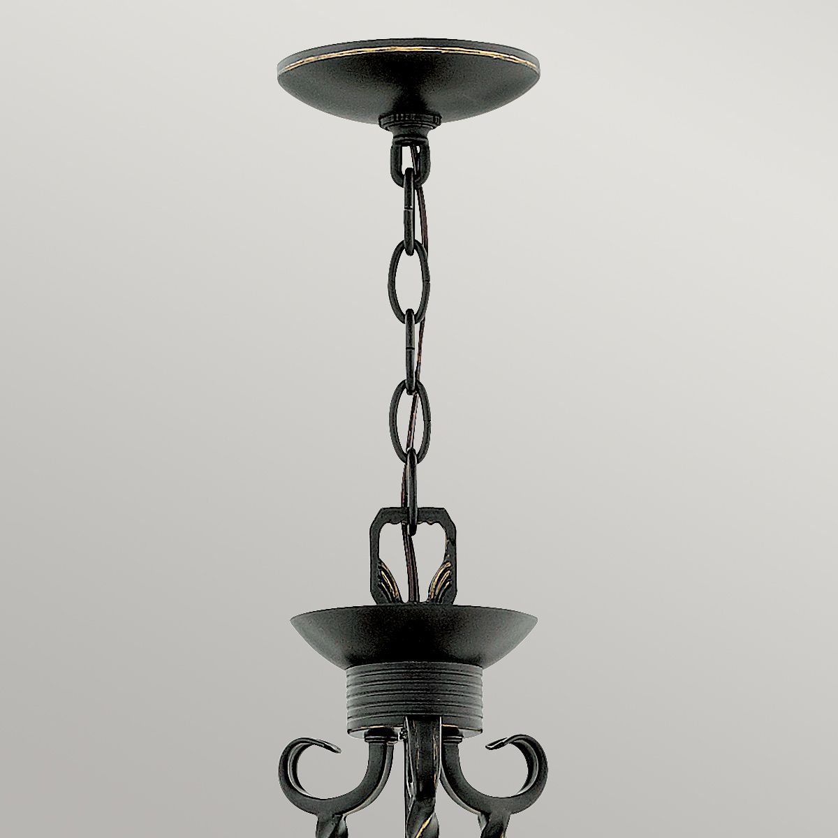 Hinkley Casa 3 Light Chandelier - Olde Black