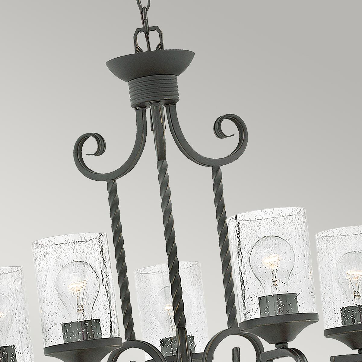 Hinkley Casa 5 Light Chandelier - Olde Black